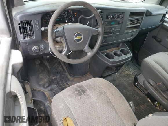 2013 Chevrolet Express Cargo Van with VIN 1GCSGAFX1D1124437, listed as a Copart auction lot 47736765 with 166,681 mi miles and Salvage Title. Bid and sale history available at carsss.com. Image 8.
