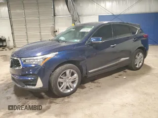 2019 Acura RDX Advance with VIN 5J8TC2H74KL001754, listed as a Copart auction lot 55482005 with 66,092 mi miles and Salvage title. Bid and sale history available at DreamBid. Image 1.