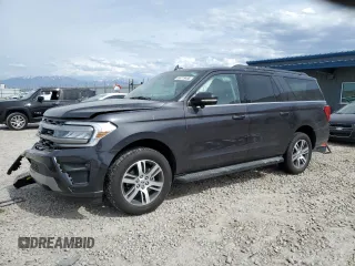 2024 Ford Expedition Max XLT с VIN 1FMJK1J85REA18191, выставлен на аукционе Copart как лот 58773455 с пробегом 7 075 миль миль и Списание • Salvage title. История ставок и продаж доступна на DreamBid. Изображение 1.
