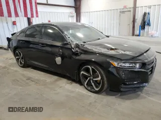 2020 Honda Accord Sport with VIN 1HGCV2F38LA012490, listed as a Copart auction lot 50301345 with 142,916 mi miles and Salvage title. Bid and sale history available at DreamBid. Image 4.