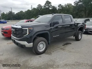 2024 GMC Sierra 1500 Pro with VIN 1GTUUAED1RZ105047, listed as a Copart auction lot 71712274 with 13,473 mi miles and Salvage Title. Bid and sale history available at carsss.com. Image 1.