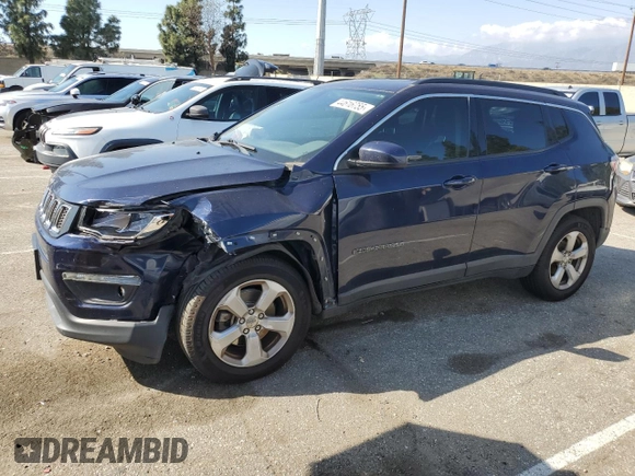 2020 Jeep Compass Altitude with VIN 3C4NJCBB4LT105392, listed as a Copart auction lot 44616755 with 196,044 mi miles and Clean Title. Bid and sale history available at carsss.com. Image 1.