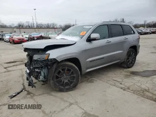 2020 Jeep Grand Cherokee Overland with VIN 1C4RJFCGXLC251580, listed as a Copart auction lot 86124554 with 0 mi miles and Salvage Title. Bid and sale history available at carsss.com. Image 1.