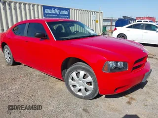 2008 Dodge Charger with VIN 2B3KA43R58H161900, listed as a IAAI auction lot 41953508 with 185,689 mi miles. Bid and sale history available at carsss.com. Image 1.