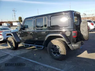 2022 Jeep Wrangler Unlimited Rubicon with VIN 1C4JJXR64NW198894, listed as a Copart auction lot 49899255 with 25,120 mi miles and Salvage title. Bid and sale history available at DreamBid. Image 2.