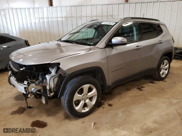 2018 Jeep Compass Latitude with VIN 3C4NJDBB3JT418789, listed as a Copart auction lot 49128525 with 109,157 mi miles and Clean Title. Bid and sale history available at carsss.com. Image 1.