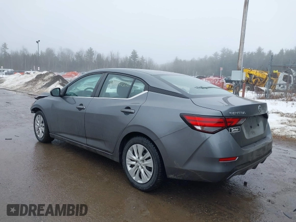 2020 Nissan Sentra S with VIN 3N1AB8BV9LY251683, listed as a IAAI auction lot 41740222 with 67,771 mi miles. Bid and sale history available at carsss.com. Image 3.