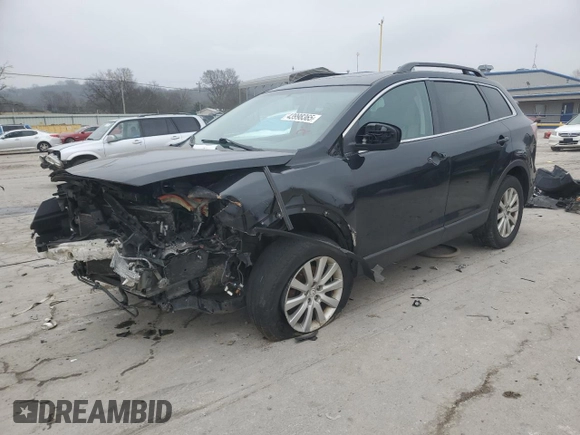 2010 Mazda CX-9 Touring with VIN JM3TB3MV7A0230707, listed as a Copart auction lot 43998365 with 255,108 mi miles and Salvage Title. Bid and sale history available at carsss.com. Image 1.
