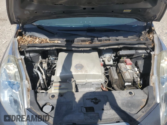 2015 Nissan LEAF S with VIN 1N4AZ0CP7FC305804, listed as a Copart auction lot 61262525 with 68,724 mi miles and Salvage title. Bid and sale history available at DreamBid. Image 11.