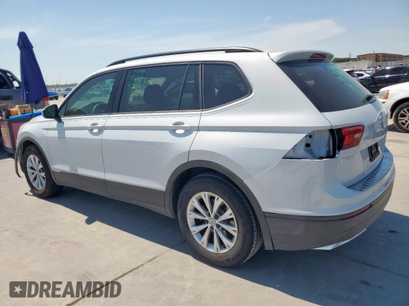 2019 Volkswagen Tiguan S with VIN 3VV1B7AX4KM030221, listed as a Copart auction lot 53444435 with 55,512 mi miles and Salvage title. Bid and sale history available at DreamBid. Image 2.