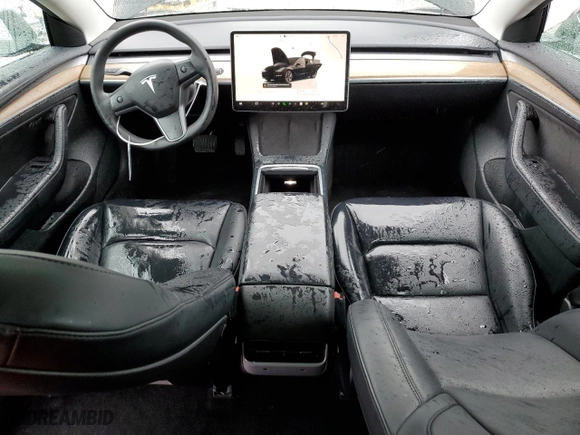 2023 Tesla Model 3 with VIN 5YJ3E1EA0PF455450, listed as a Copart auction lot 45423875 with 73,471 mi miles and Salvage Title. Bid and sale history available at carsss.com. Image 8.