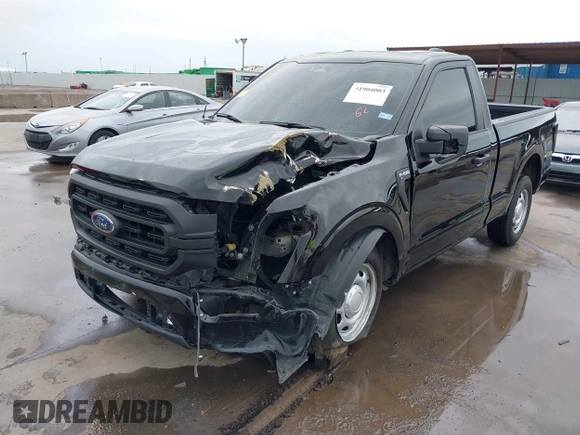 2023 Ford F-150 XL with VIN 1FTMF1C51PKE97197, listed as a IAAI auction lot 41904003 with 17,394 mi miles and . Bid and sale history available at DreamBid. Image 19.