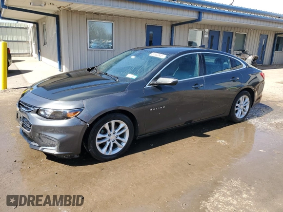 2017 Chevrolet Malibu LT with VIN 1G1ZE5STXHF125621, listed as a Copart auction lot 50383845 with 56,987 mi miles and Salvage Title. Bid and sale history available at DreamBid. Image 1.