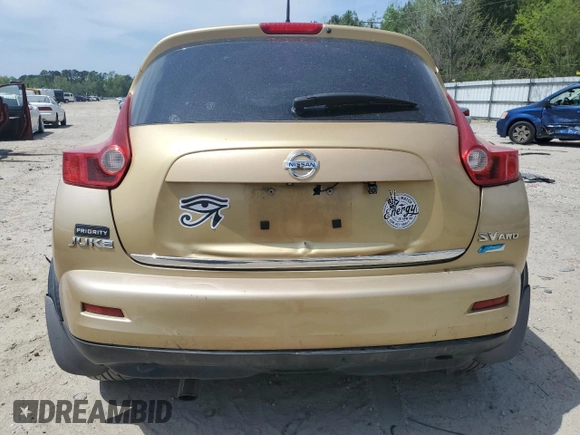 2013 Nissan Juke SV with VIN JN8AF5MV4DT211653, listed as a Copart auction lot 53235435 with 138,162 mi miles and Salvage Title. Bid and sale history available at carsss.com. Image 6.
