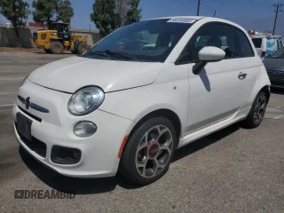 2016 FIAT 500 Sport with VIN 3C3CFFBR0GT177191, listed as a Copart auction lot 60335565 with 72,693 mi miles and Salvage title. Bid and sale history available at DreamBid. Image 1.