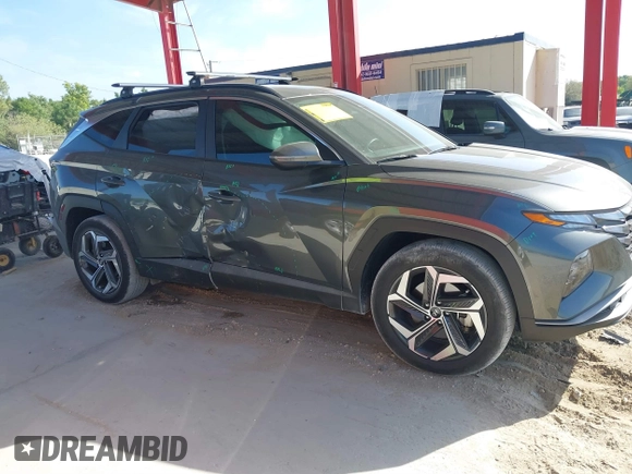 2022 Hyundai Tucson SEL with VIN 5NMJF3AE2NH157468, listed as a IAAI auction lot 41709501 with 39,070 mi miles. Bid and sale history available at carsss.com. Image 13.