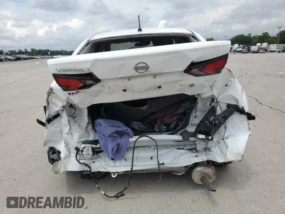 2024 Nissan Versa S with VIN 3N1CN8DV6RL816734, listed as a Copart auction lot 59006915 with 23,730 mi miles and Salvage title. Bid and sale history available at DreamBid. Image 6.