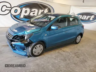 2024 Mitsubishi Mirage ES z VIN ML32AUHJ6RH006204, wystawiony jako Copart lot #60724365 z przebiegiem 26 249 mil mil oraz Czysty tytuł • Clean title. Historia ofert i sprzedaży dostępna na DreamBid. Obrazek 1.