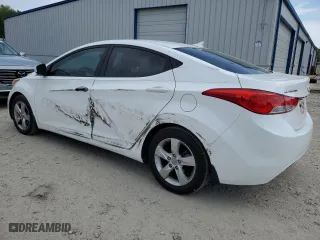 2013 Hyundai Elantra GLS with VIN 5NPDH4AE0DH262332, listed as a Copart auction lot 52781375 with 123,826 mi miles and Salvage Title. Bid and sale history available at carsss.com. Image 2.