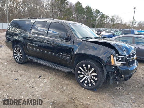 2012 Chevrolet Suburban LT with VIN 1GNSCJE01CR230409, listed as a IAAI auction lot 41300524 with 278,451 mi miles. Bid and sale history available at carsss.com. Image 1.
