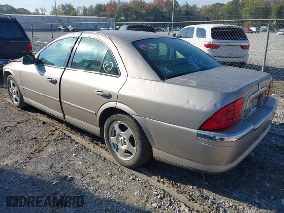 2001 Lincoln LS with VIN 1LNHM87A11Y683443, listed as a IAAI auction lot 40874730 with 1 mi miles. Bid and sale history available at carsss.com. Image 3.