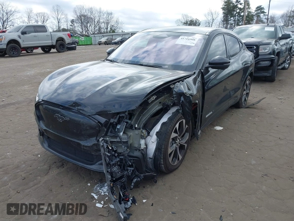 2022 Ford Mustang Mach-E Premium with VIN 3FMTK3R75NMA02044, listed as a IAAI auction lot 41716908 with 34,871 mi miles and . Bid and sale history available at DreamBid. Image 17.