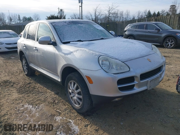 2004 Porsche Cayenne with VIN WP1AA29P64LA23525, listed as a IAAI auction lot 41389622 with 154,626 mi miles. Bid and sale history available at carsss.com. Image 1.