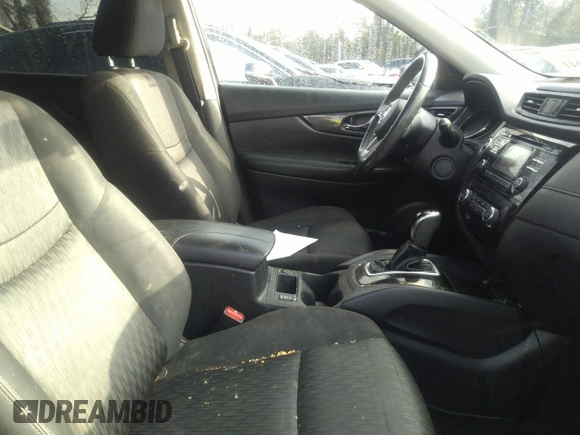 2017 Nissan Rogue SV with VIN KNMAT2MV7HP606962, listed as a IAAI auction lot 40924941 with 129,183 mi miles. Bid and sale history available at carsss.com. Image 5.