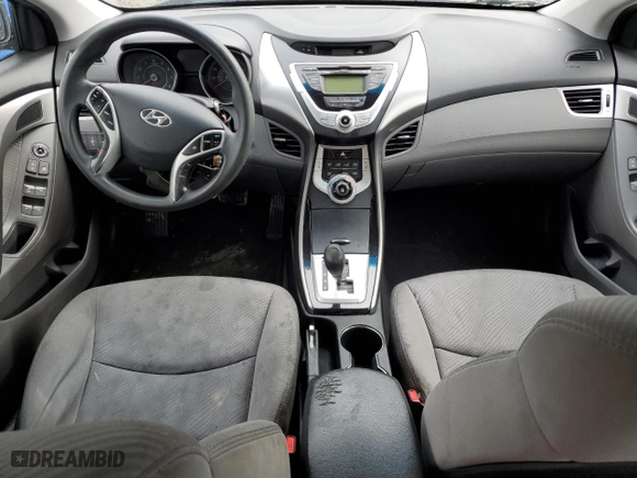 2012 Hyundai Elantra Limited with VIN 5NPDH4AE6CH141027, listed as a Copart auction lot 50680595 with 0 mi miles and Salvage Title. Bid and sale history available at carsss.com. Image 8.