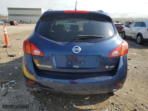 2009 Nissan Murano S with VIN JN8AZ18WX9W114644, listed as a Copart auction lot 78454174 with 171,658 mi miles and Clean Title. Bid and sale history available at carsss.com. Image 6.