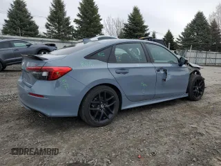 2022 Honda Civic Si with VIN 2HGFE1E5XNH472040, listed as a Copart auction lot 52603935 with 39,675 mi miles and Salvage Title. Bid and sale history available at DreamBid. Image 3.