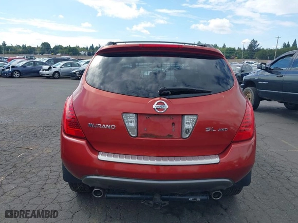 2006 Nissan Murano SL with VIN JN8AZ08W96W507878, listed as a IAAI auction lot 40136394 with 1 mi miles. Bid and sale history available at carsss.com. Image 16.