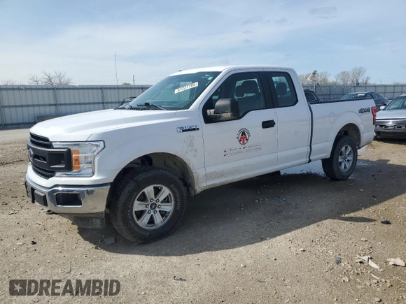 2019 Ford F-150 XL with VIN 1FTEX1EB2KKE93687, listed as a Copart auction lot 51227785 with 192,188 mi miles and Salvage Title. Bid and sale history available at carsss.com. Image 1.