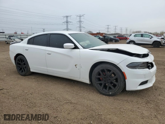 2020 Dodge Charger SXT with VIN 2C3CDXBG9LH111025, listed as a Copart auction lot 53455485 with 57,964 mi miles and Salvage title. Bid and sale history available at DreamBid. Image 4.