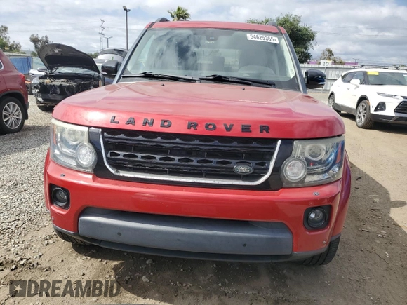 2016 Land Rover LR4 HSE with VIN SALAG2V63GA803553, listed as a Copart auction lot 54625365 with 137,736 mi miles and Clean Title. Bid and sale history available at DreamBid. Image 5.