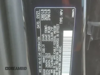 2021 Volvo XC60 Momentum с VIN YV4102RK1M1804048, выставлен на аукционе Copart как лот 57049835 с пробегом Не указан миль и Списание • Salvage title. История ставок и продаж доступна на DreamBid. Изображение 13.