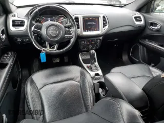 2021 Jeep Compass 80th Anniversary with VIN 3C4NJCEB2MT602339, listed as a Copart auction lot 43230625 with 70,166 mi miles and Salvage Title. Bid and sale history available at carsss.com. Image 8.