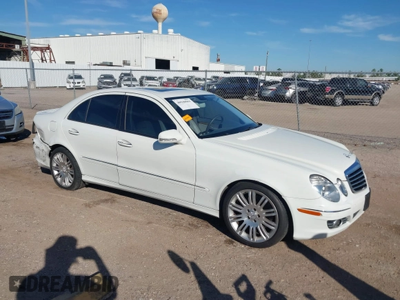 2007 Mercedes-Benz E 350 with VIN WDBUF56X47B042749, listed as a IAAI auction lot 40940065 with 156,848 mi miles and . Bid and sale history available at carsss.com. Image 1.