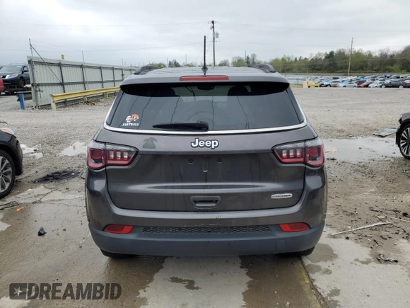 2017 Jeep Compass Latitude with VIN 3C4NJCBB8HT653337, listed as a Copart auction lot 52297435 with 116,693 mi miles and Non repairable. Bid and sale history available at DreamBid. Image 6.