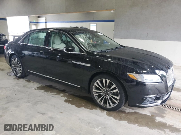 2017 Lincoln Continental Reserve with VIN 1LN6L9NP0H5602824, listed as a Copart auction lot 61150535 with 112,440 mi miles and Salvage title. Bid and sale history available at DreamBid. Image 4.