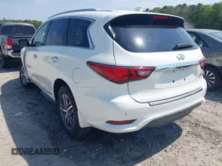 2019 Infiniti QX60 Luxe with VIN 5N1DL0MN7KC501009, listed as a IAAI auction lot 42145494 with 130,375 mi miles and . Bid and sale history available at DreamBid. Image 3.
