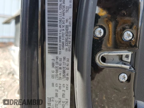 2019 Ram 3500 Tradesman with VIN 3C63RRGL8KG648389, listed as a Copart auction lot 77823624 with 46,853 mi miles and Salvage Title. Bid and sale history available at carsss.com. Image 12.