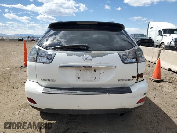 2005 Lexus RX 330 with VIN 2T2HA31U05C048724, listed as a Copart auction lot 54076575 with 265,750 mi miles and Clean Title. Bid and sale history available at carsss.com. Image 6.