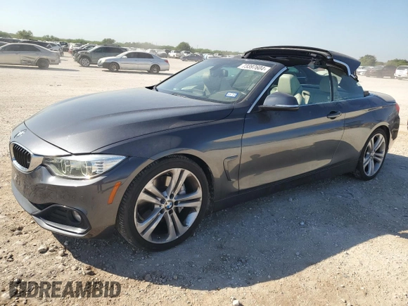 2017 BMW 4 Series z VIN WBA4T9C5XH5A14667, wystawiony jako Copart lot #73397604 z przebiegiem 69 957 mil mil oraz Szkoda całkowita • Salvage title. Historia ofert i sprzedaży dostępna na DreamBid. Obrazek 1.