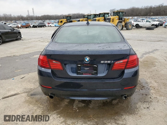 2013 BMW 5 Series 535i with VIN WBAFR7C51DC824056, listed as a Copart auction lot 48257915 with 96,328 mi miles and Salvage Title. Bid and sale history available at DreamBid. Image 6.