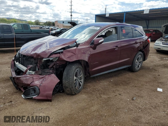 2016 Acura RDX Advance Pkg with VIN 5J8TB4H71GL023281, listed as a Copart auction lot 54965294 with 136,781 mi miles. Bid and sale history available at carsss.com. Image 1.