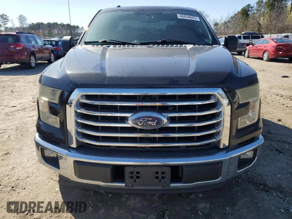 2015 Ford F-150 XL with VIN 1FTEW1CP2FKF13279, listed as a Copart auction lot 48454045 with 150,294 mi miles and Salvage title. Bid and sale history available at DreamBid. Image 5.