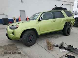 2022 Toyota 4Runner TRD Pro with VIN JTELU5JR7N6041463, listed as a Copart auction lot 42736835 with 27,809 mi miles and Salvage title. Bid and sale history available at DreamBid. Image 1.