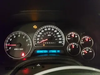 2007 GMC Envoy Denali with VIN 1GKET63M872238650, listed as a Copart auction lot 75870914 with 173,802 mi miles and Clean Title. Bid and sale history available at carsss.com. Image 9.