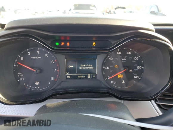 2025 Chevrolet Trax LS with VIN KL77LFEP9SC045001, listed as a Copart auction lot 42746215 with 16,184 mi miles and Salvage Title. Bid and sale history available at DreamBid. Image 9.